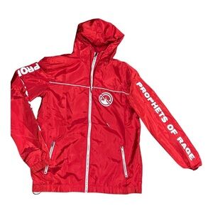 Prophets of Rage " Logo" Nylon Track Jacket size Med. NWT